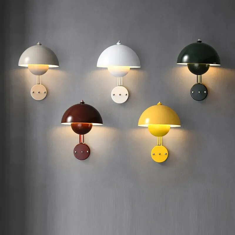 Lámpara de Pared NightBud con Diseño de Hongo – Iluminación Moderna y Minimalista 1