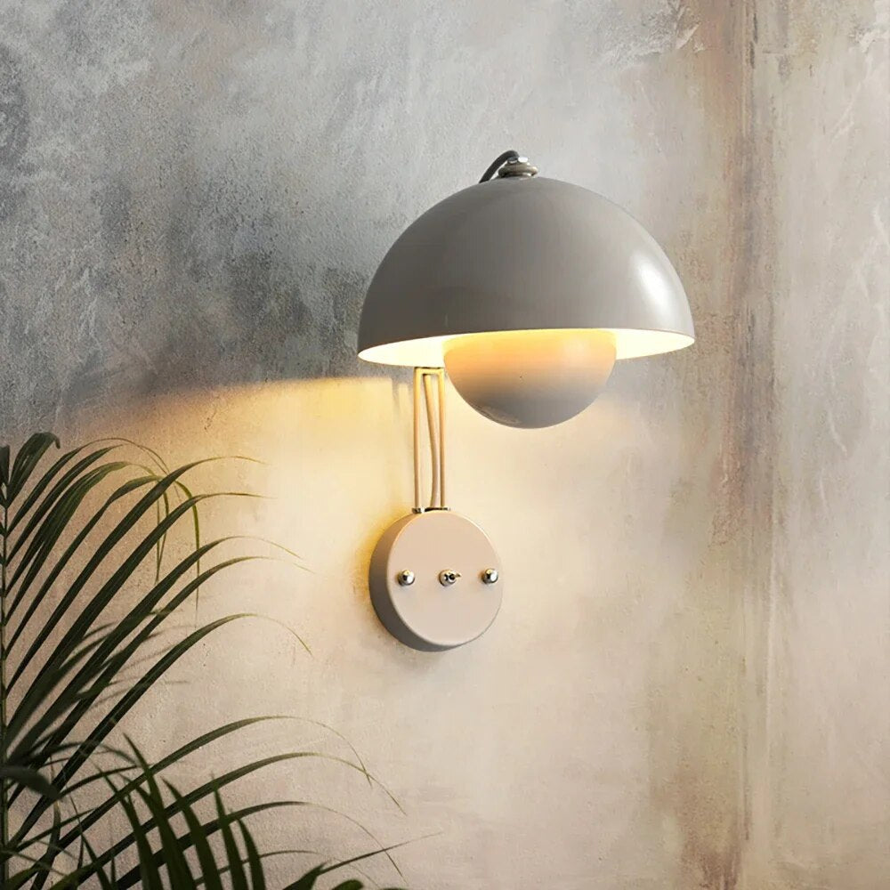 Lámpara de Pared NightBud con Diseño de Hongo – Iluminación Moderna y Minimalista 3