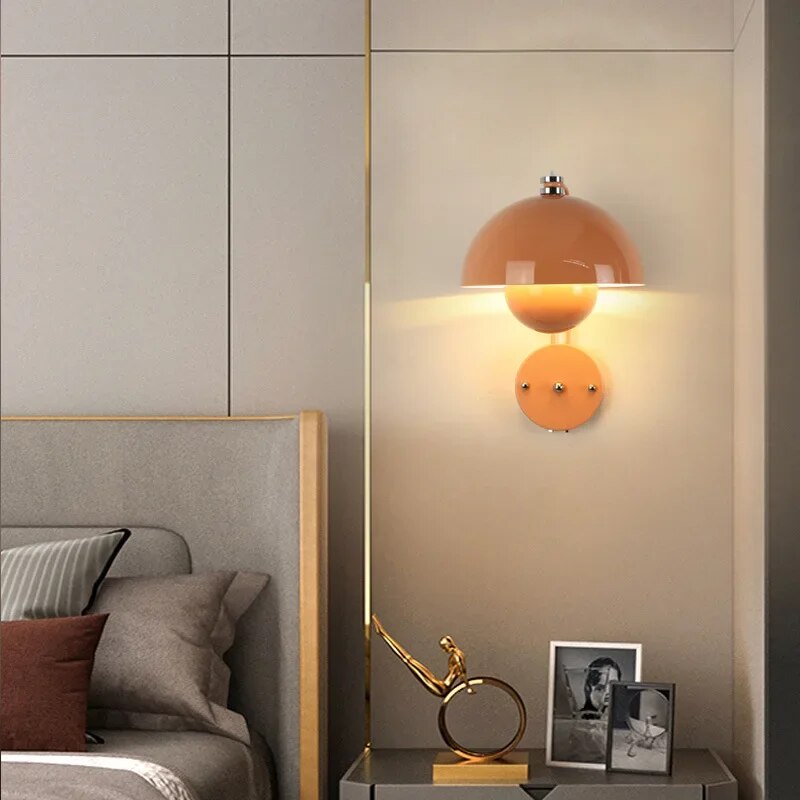 Lámpara de Pared NightBud con Diseño de Hongo – Iluminación Moderna y Minimalista 4