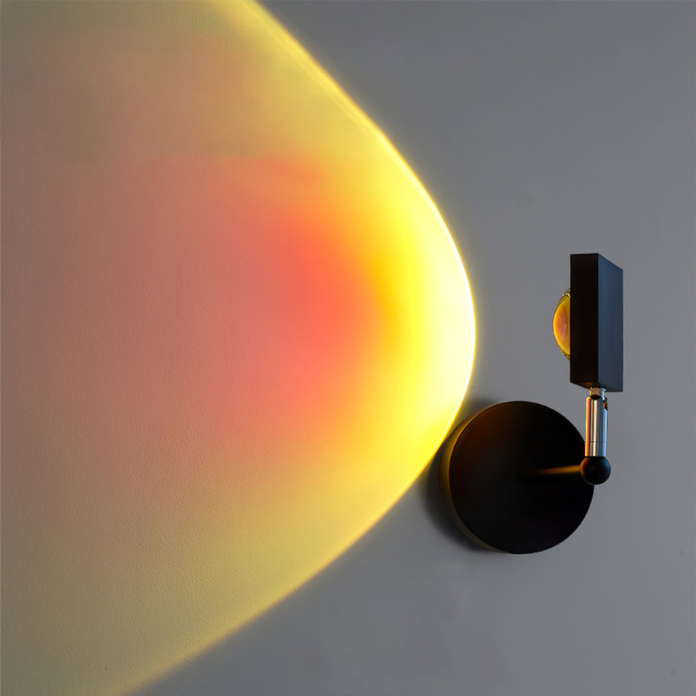 Lámpara de Pared Proyector de Colores – Efecto Círculo Perfecto, LED Integrado, Diseño Minimalista 0