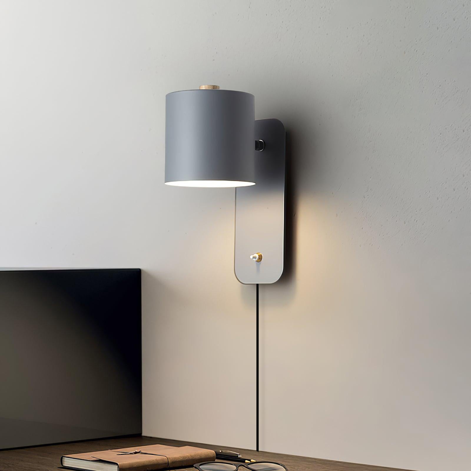 Lámpara de Pared Rotativa de Cilindro con Estilo Minimalista – Luz LED para Interiores 2