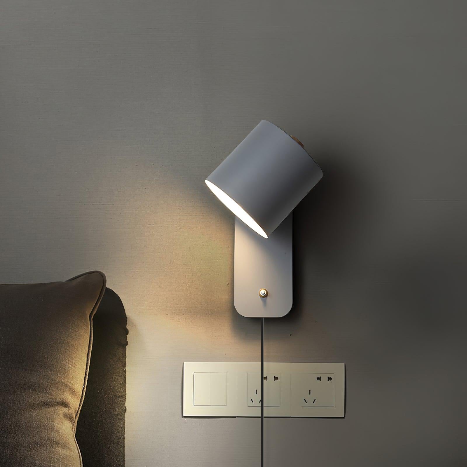 Lámpara de Pared Rotativa de Cilindro con Estilo Minimalista – Luz LED para Interiores 3