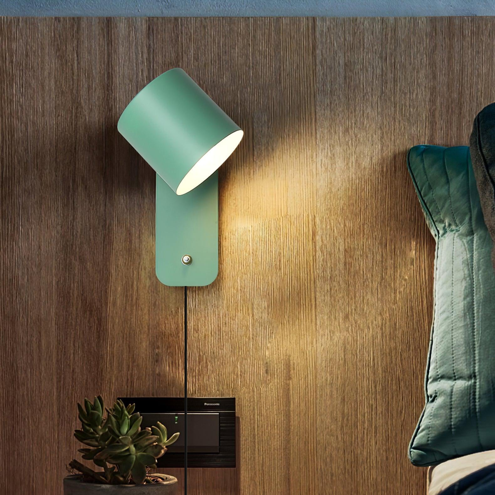 Lámpara de Pared Rotativa de Cilindro con Estilo Minimalista – Luz LED para Interiores 4