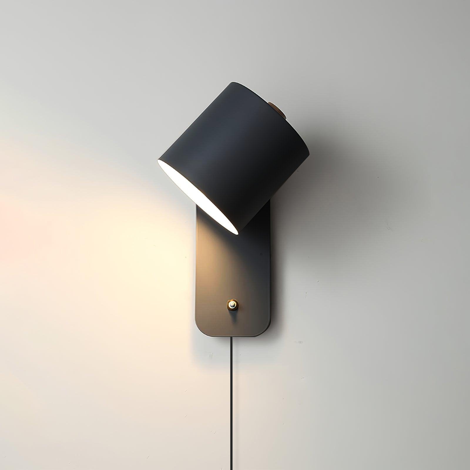 Lámpara de Pared Rotativa de Cilindro con Estilo Minimalista – Luz LED para Interiores 6
