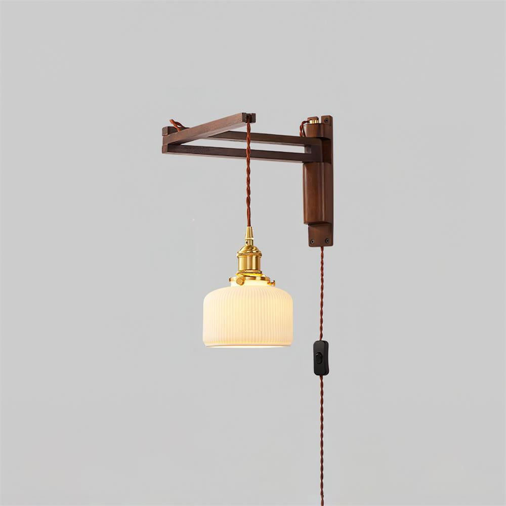 Lámpara de Pared Vintage Maria con Brazo Ajustable y Diseño Elegante 12