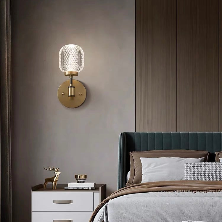 Lámpara de Pared de Acrílico Cristal Antiguo – Elegante y Duradera para Comedor y Sala 2