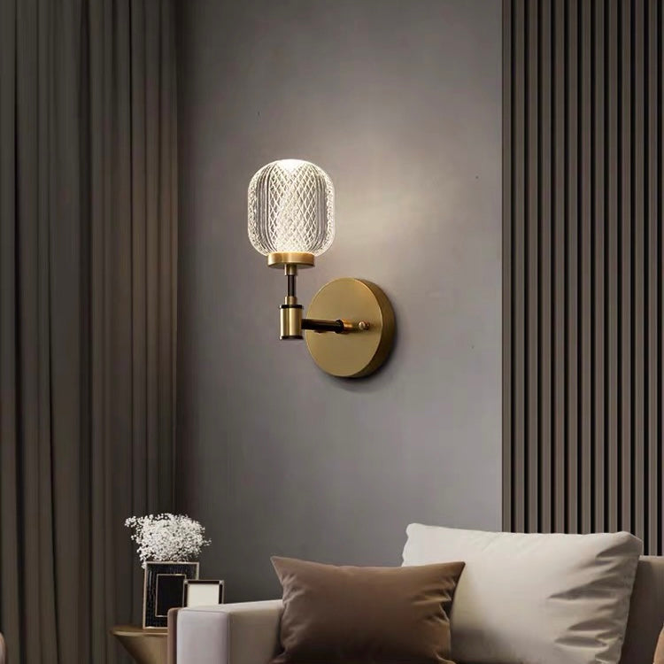 Lámpara de Pared de Acrílico Cristal Antiguo – Elegante y Duradera para Comedor y Sala 3