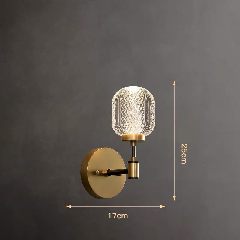 Lámpara de Pared de Acrílico Cristal Antiguo – Elegante y Duradera para Comedor y Sala 5