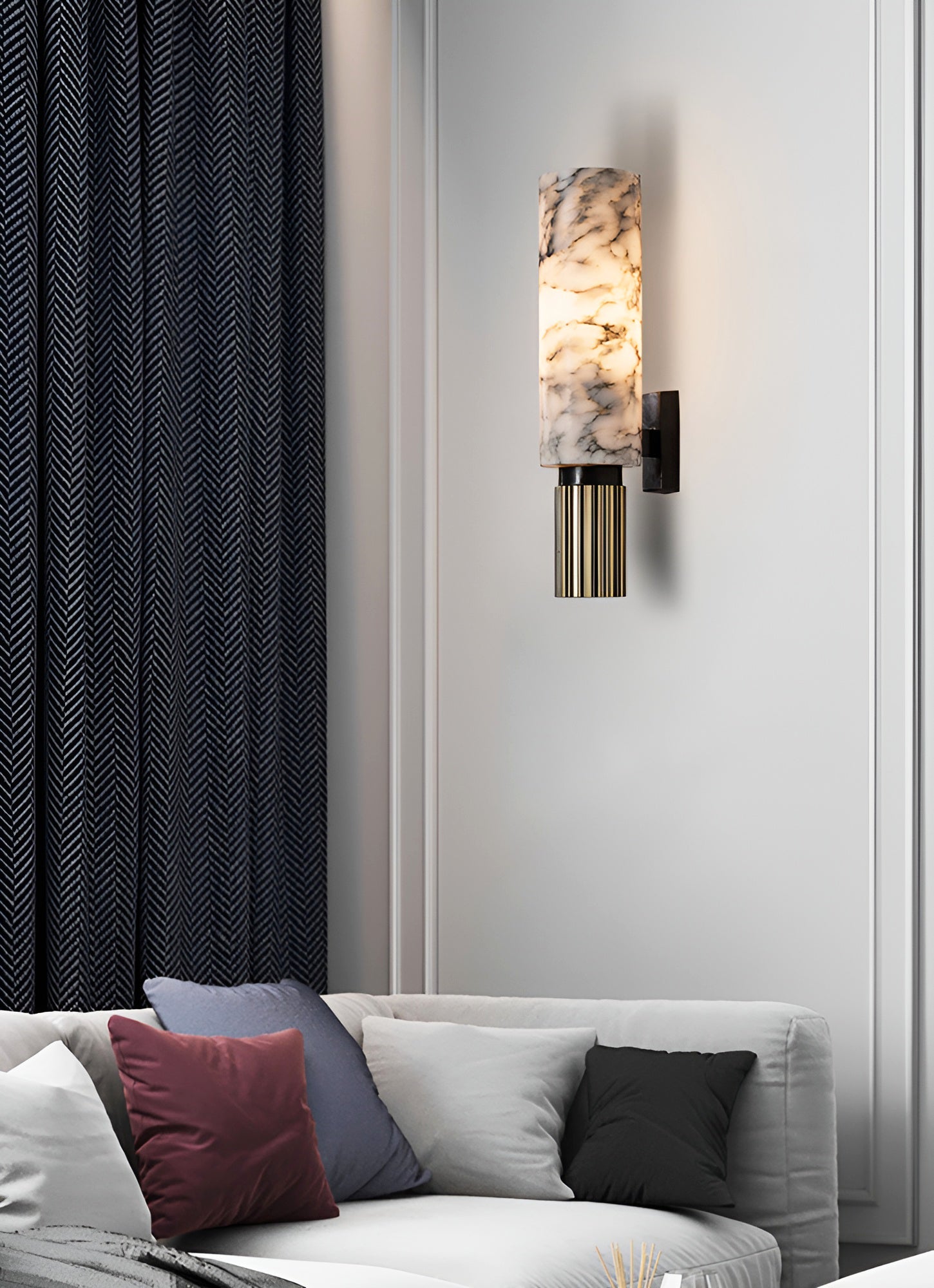 Lámpara de Pared de Alabastro Moderna Riviera – Diseño Elegante y Luz Suave 2