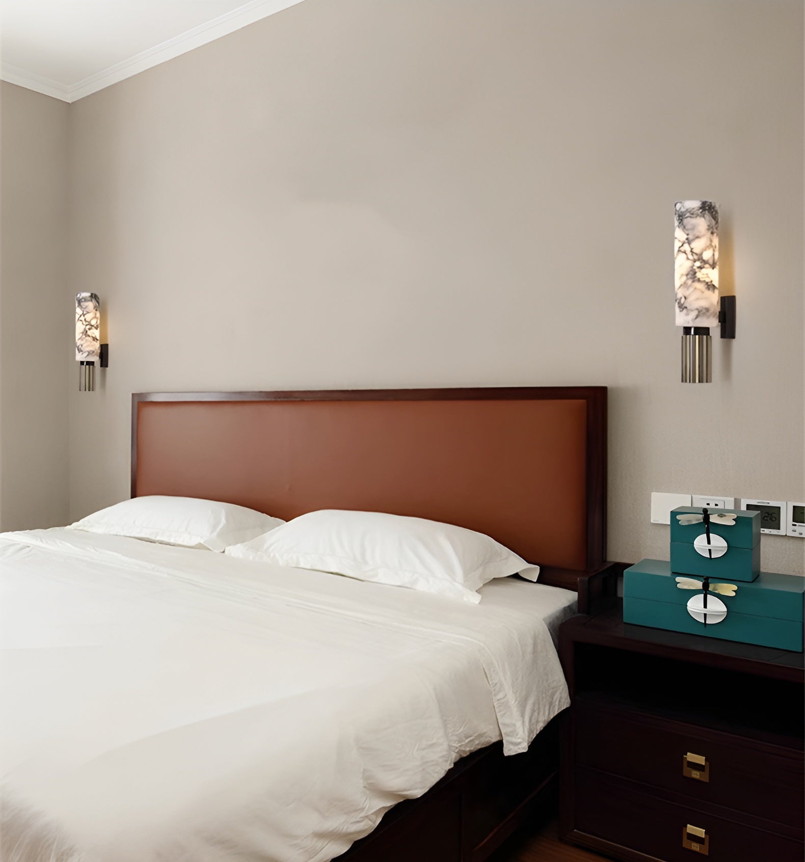 Lámpara de Pared de Alabastro Moderna Riviera – Diseño Elegante y Luz Suave 8
