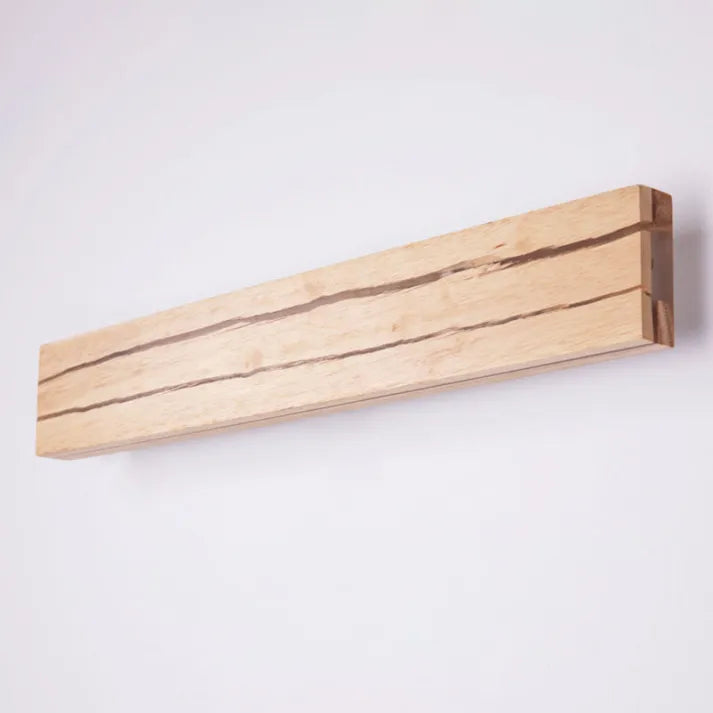 Lámpara de Pared de Madera con Diseño Natural y Luz LED – WoodCrack 0