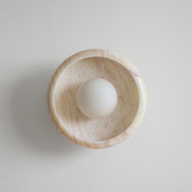 Lámpara de Pared de Mármol con Diseño Moderno y Luz Difusa – Ideal para Interiores Elegantes 18