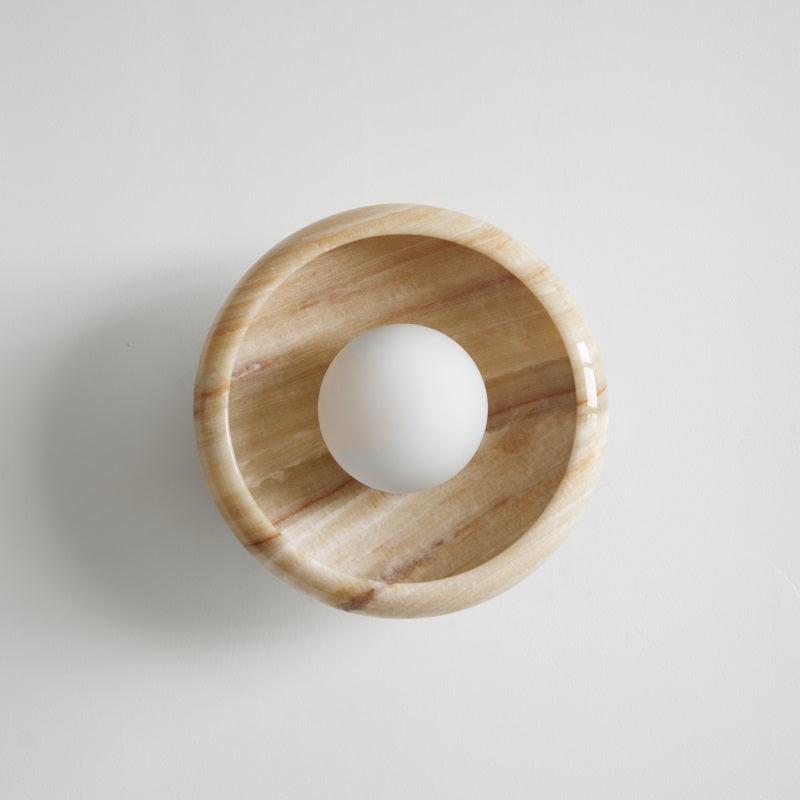Lámpara de Pared de Mármol con Diseño Moderno y Luz Difusa – Ideal para Interiores Elegantes 20