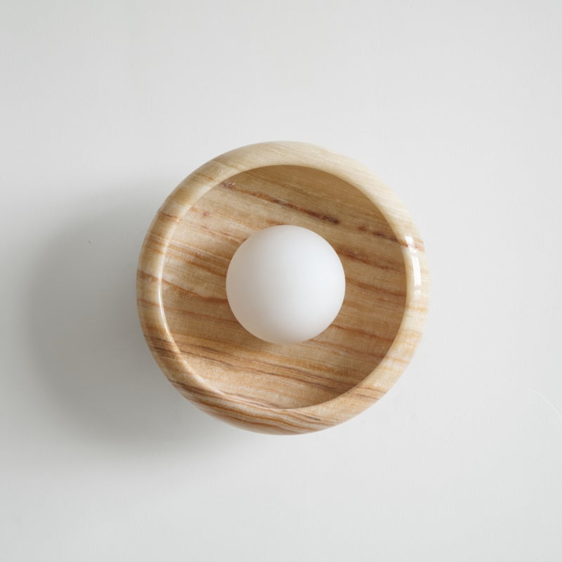 Lámpara de Pared de Mármol con Diseño Moderno y Luz Difusa – Ideal para Interiores Elegantes 23