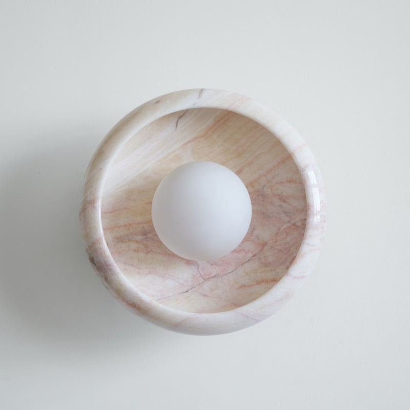 Lámpara de Pared de Mármol con Diseño Moderno y Luz Difusa – Ideal para Interiores Elegantes 24