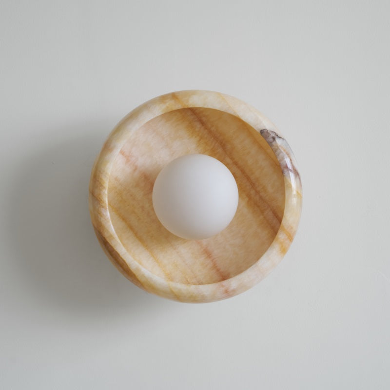 Lámpara de Pared de Mármol con Diseño Moderno y Luz Difusa – Ideal para Interiores Elegantes 26