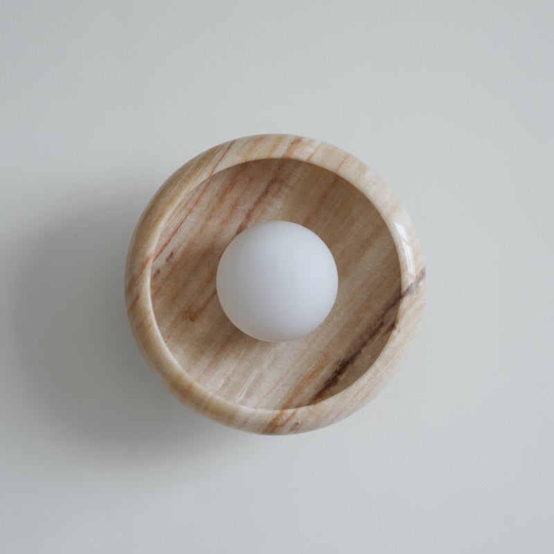 Lámpara de Pared de Mármol con Diseño Moderno y Luz Difusa – Ideal para Interiores Elegantes 36