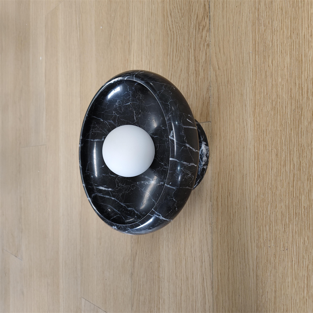 Lámpara de Pared de Mármol con Diseño Moderno y Luz Difusa – Ideal para Interiores Elegantes 41