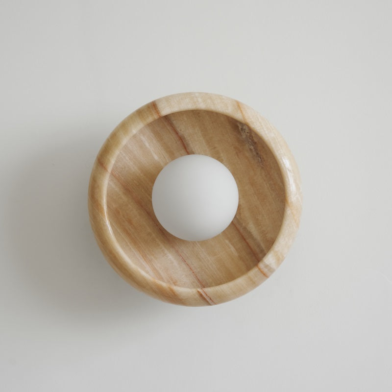 Lámpara de Pared de Mármol con Diseño Moderno y Luz Difusa – Ideal para Interiores Elegantes 56