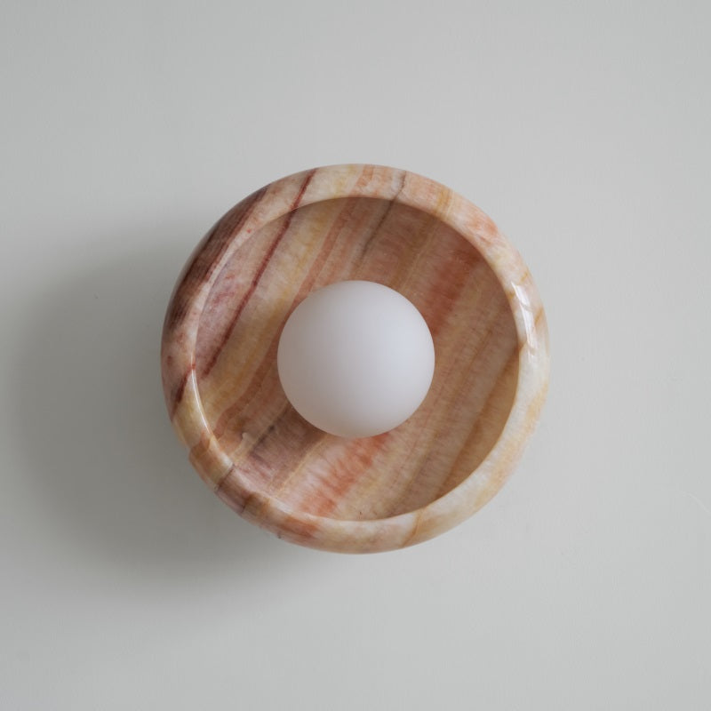 Lámpara de Pared de Mármol con Diseño Moderno y Luz Difusa – Ideal para Interiores Elegantes 58