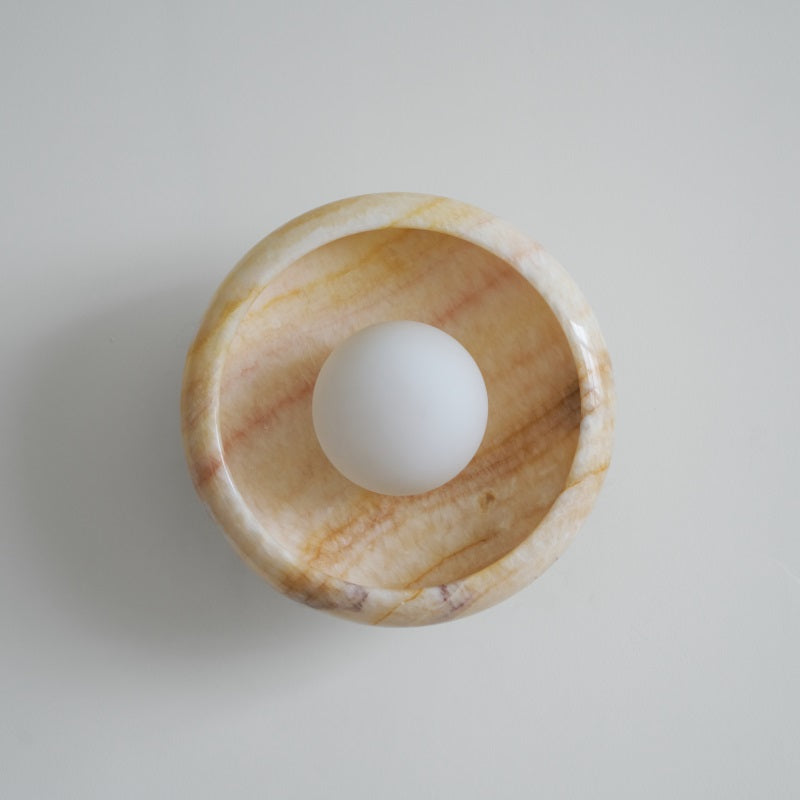 Lámpara de Pared de Mármol con Diseño Moderno y Luz Difusa – Ideal para Interiores Elegantes 60