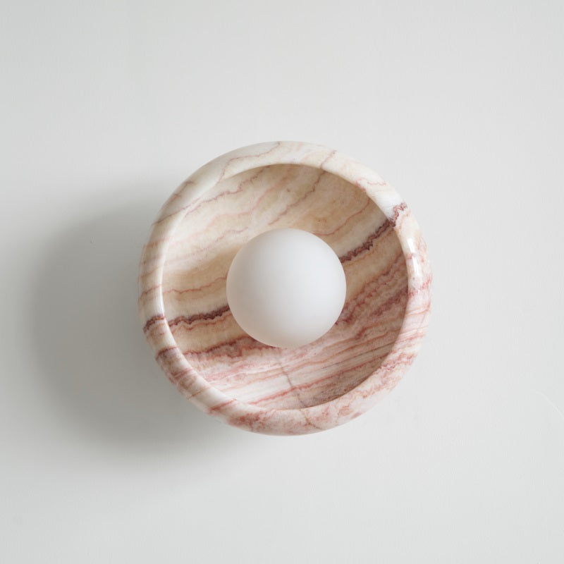 Lámpara de Pared de Mármol con Diseño Moderno y Luz Difusa – Ideal para Interiores Elegantes 65