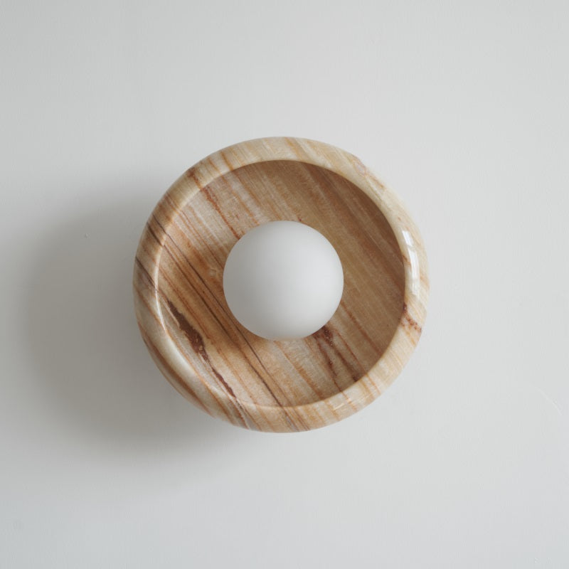 Lámpara de Pared de Mármol con Diseño Moderno y Luz Difusa – Ideal para Interiores Elegantes 67