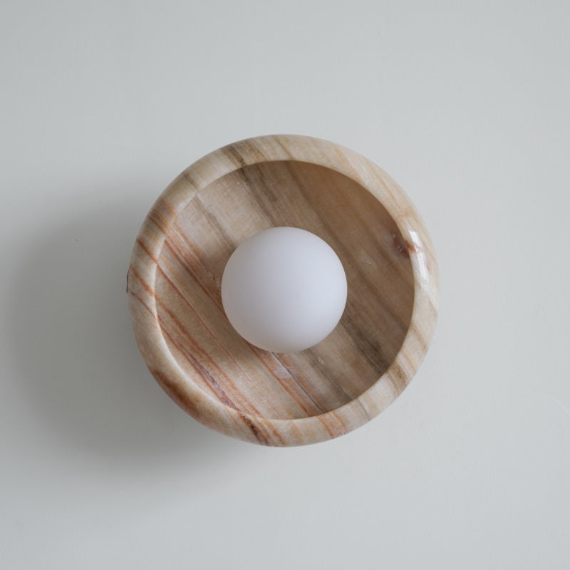 Lámpara de Pared de Mármol con Diseño Moderno y Luz Difusa – Ideal para Interiores Elegantes 70