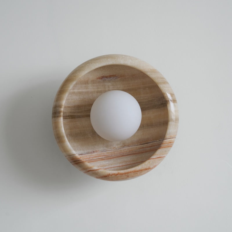 Lámpara de Pared de Mármol con Diseño Moderno y Luz Difusa – Ideal para Interiores Elegantes 71