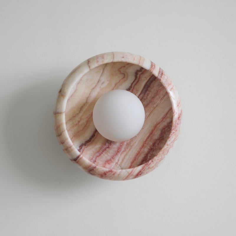 Lámpara de Pared de Mármol con Diseño Moderno y Luz Difusa – Ideal para Interiores Elegantes 9