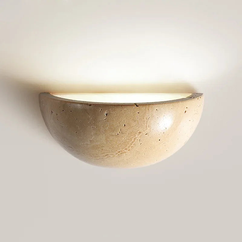 Lámpara de Pared de Piedra Artística con Tecnología LED – Diseño Natural y Elegante 3
