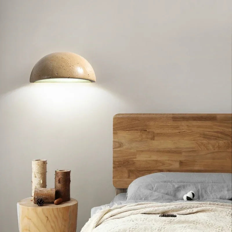 Lámpara de Pared de Piedra Artística con Tecnología LED – Diseño Natural y Elegante 4