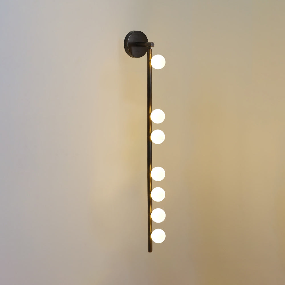Lámpara de Pared de Tubo de Vidrio y Latón con LED - Acabados Personalizados 10