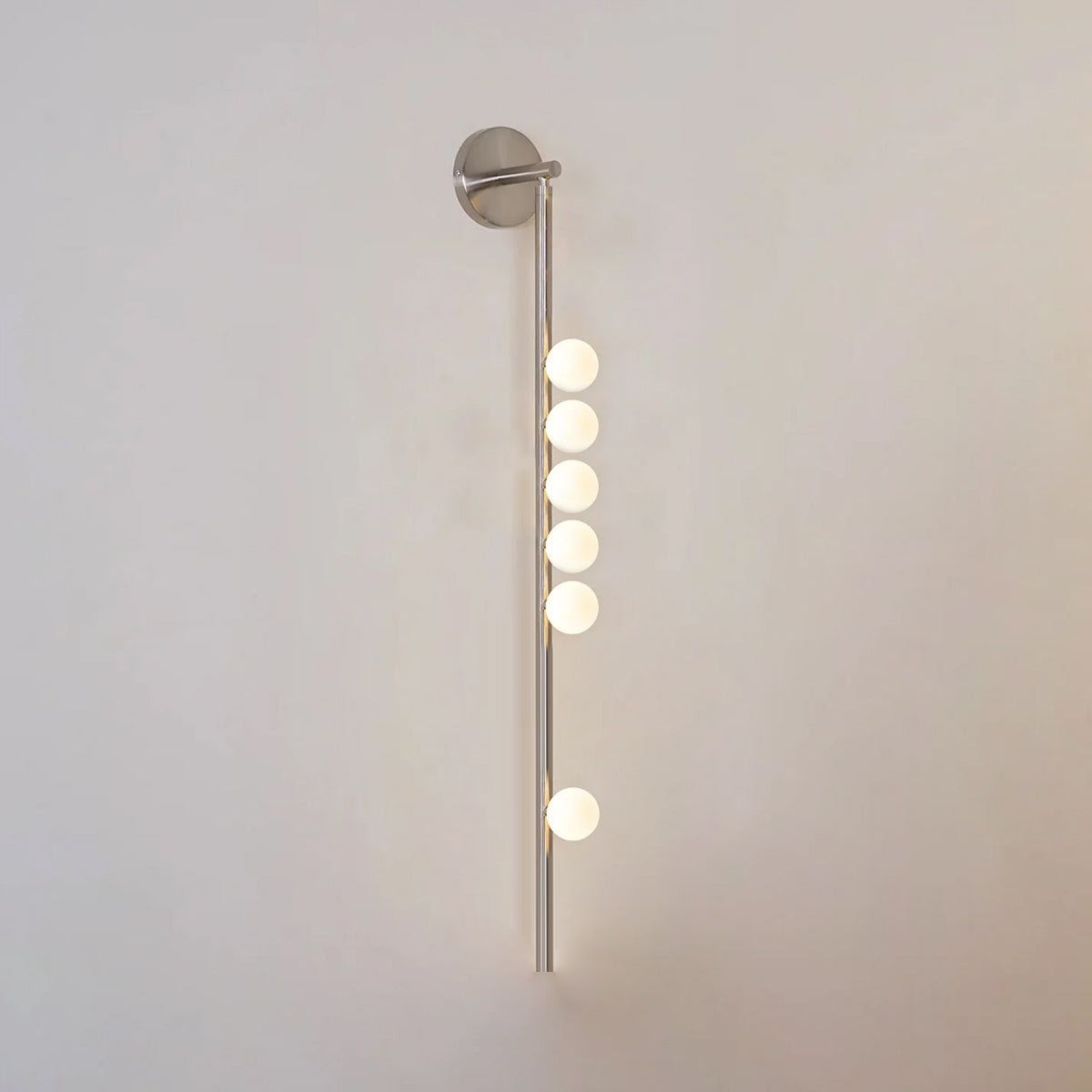 Lámpara de Pared de Tubo de Vidrio y Latón con LED - Acabados Personalizados 12