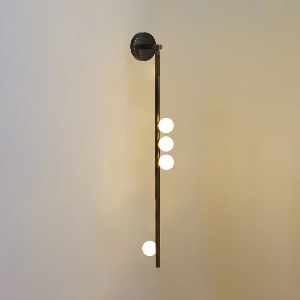 Lámpara de Pared de Tubo de Vidrio y Latón con LED - Acabados Personalizados 13