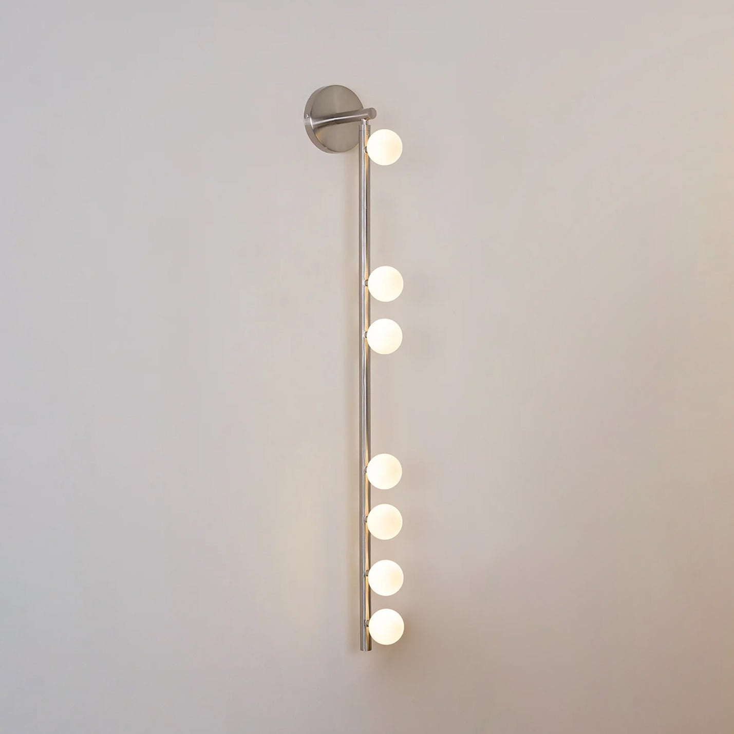 Lámpara de Pared de Tubo de Vidrio y Latón con LED - Acabados Personalizados 16