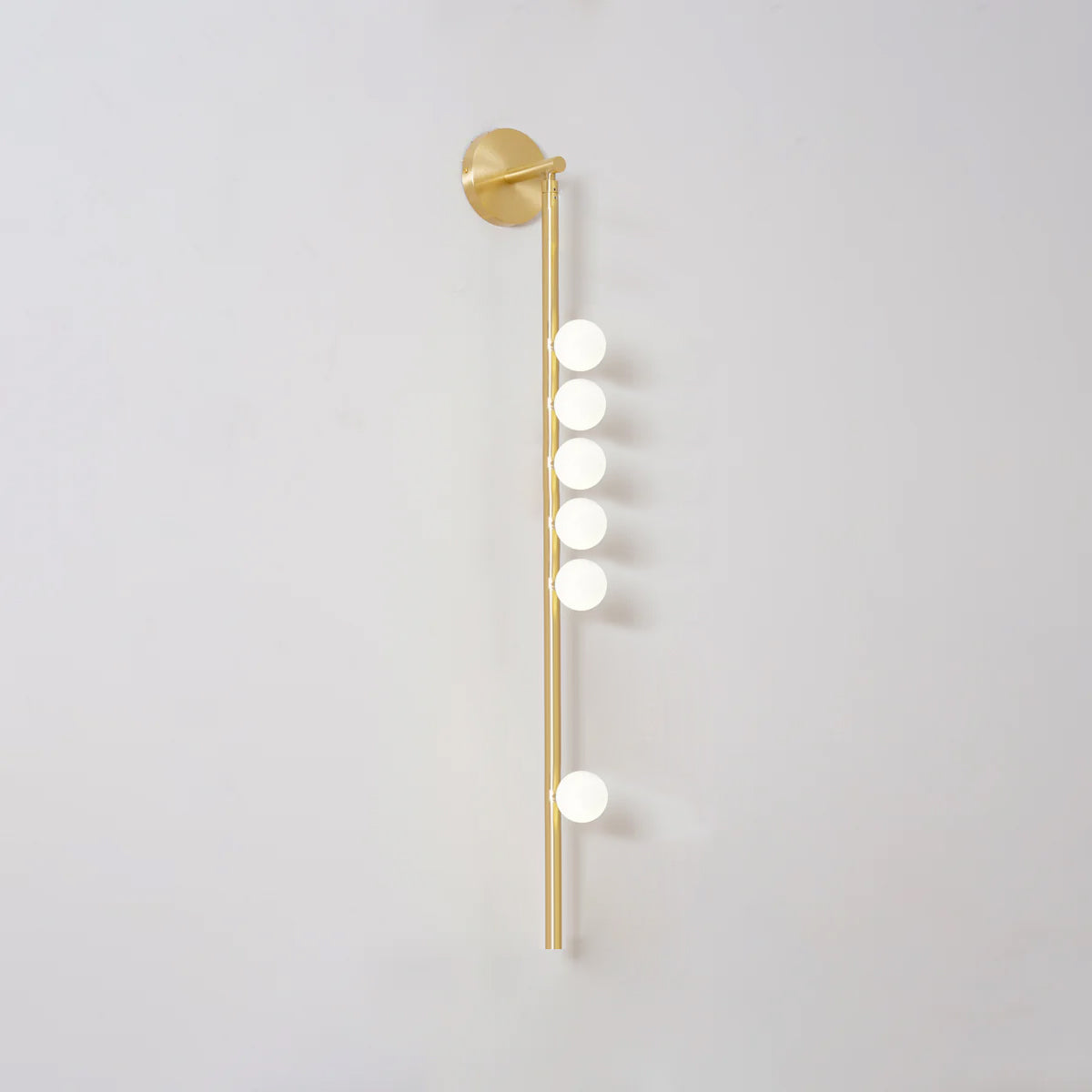 Lámpara de Pared de Tubo de Vidrio y Latón con LED - Acabados Personalizados 20