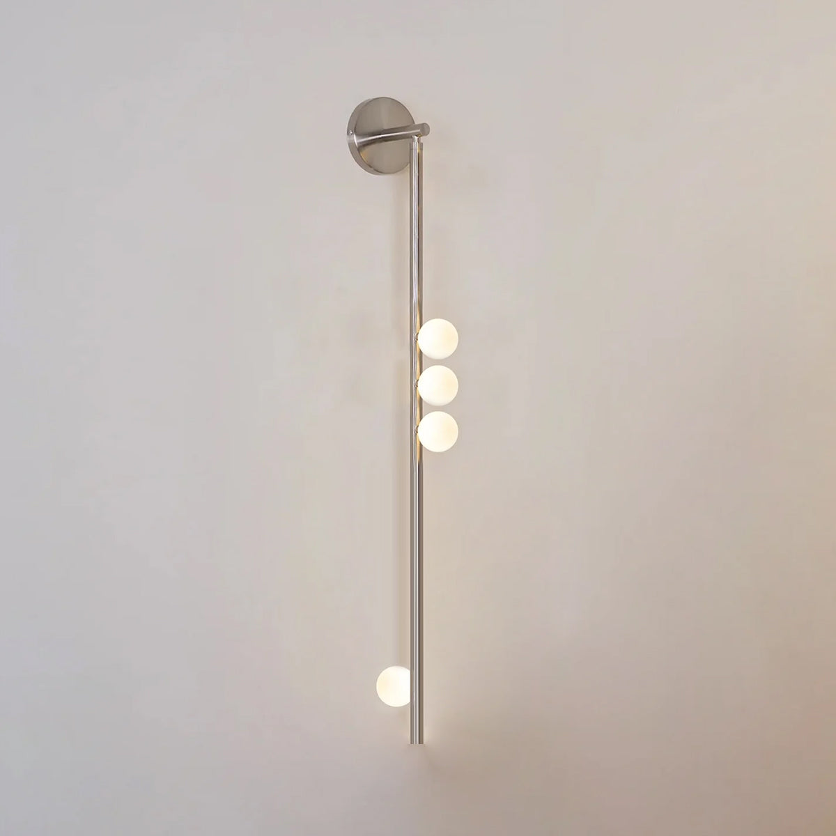 Lámpara de Pared de Tubo de Vidrio y Latón con LED - Acabados Personalizados 25