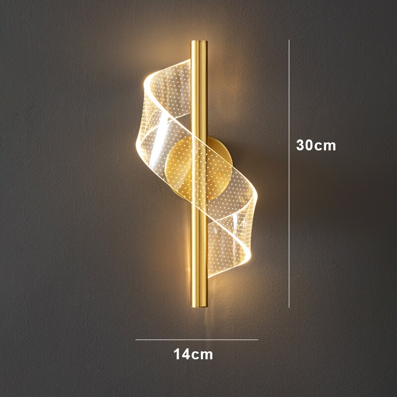 Lámpara de Pared de Vidrio Elegante con Candelabro Regulable – Aplique Pared para Salón y Dormitorio 4