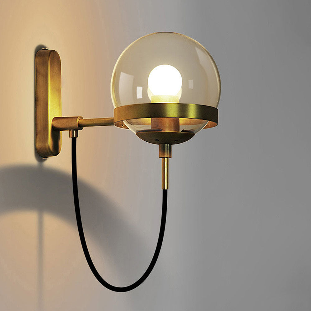 Lámpara de Pared de Vidrio Estilo Nórdico Retro – Aplique Pared Elegante y Funcional para Iluminar tu Espacio 3