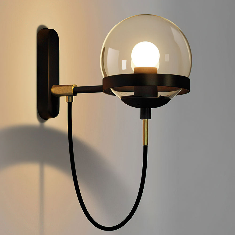 Lámpara de Pared de Vidrio Estilo Nórdico Retro – Aplique Pared Elegante y Funcional para Iluminar tu Espacio 5