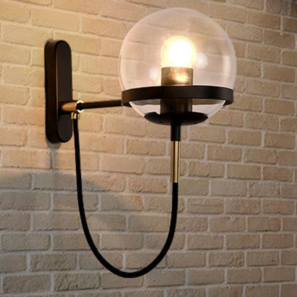 Lámpara de Pared de Vidrio Estilo Nórdico Retro – Aplique Pared Elegante y Funcional para Iluminar tu Espacio 6