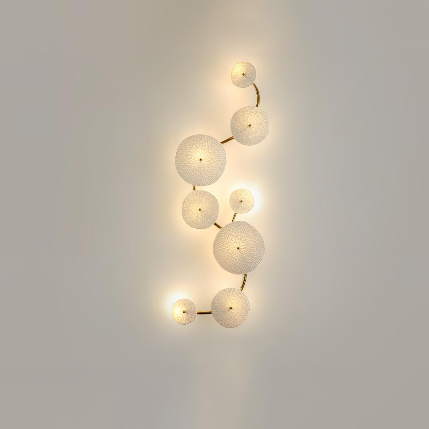 Lámpara de Pared en Forma de Pétalos de Loto – Diseño Cerámico Elegante para Iluminación Interior 12