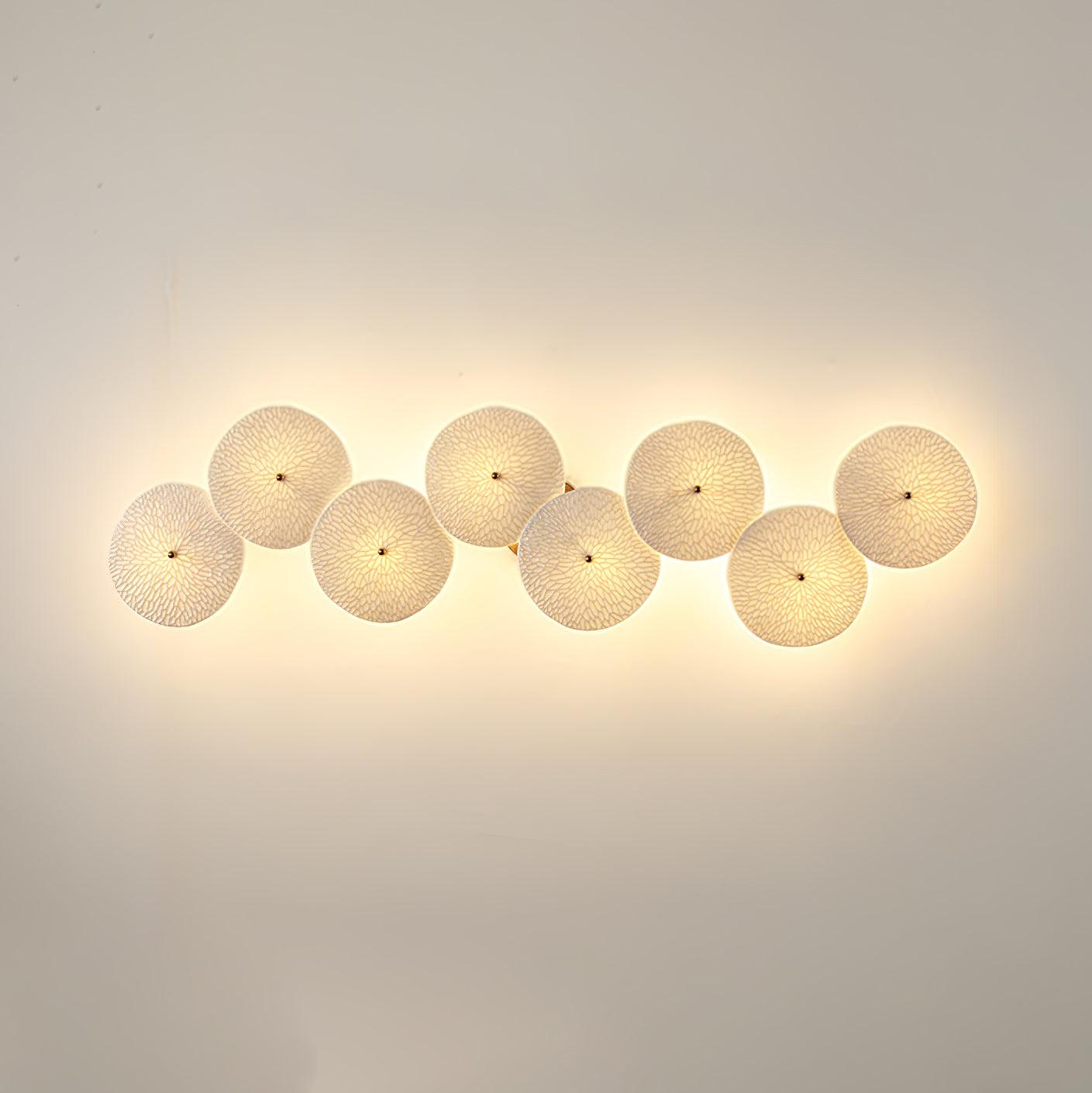 Lámpara de Pared en Forma de Pétalos de Loto – Diseño Cerámico Elegante para Iluminación Interior 13
