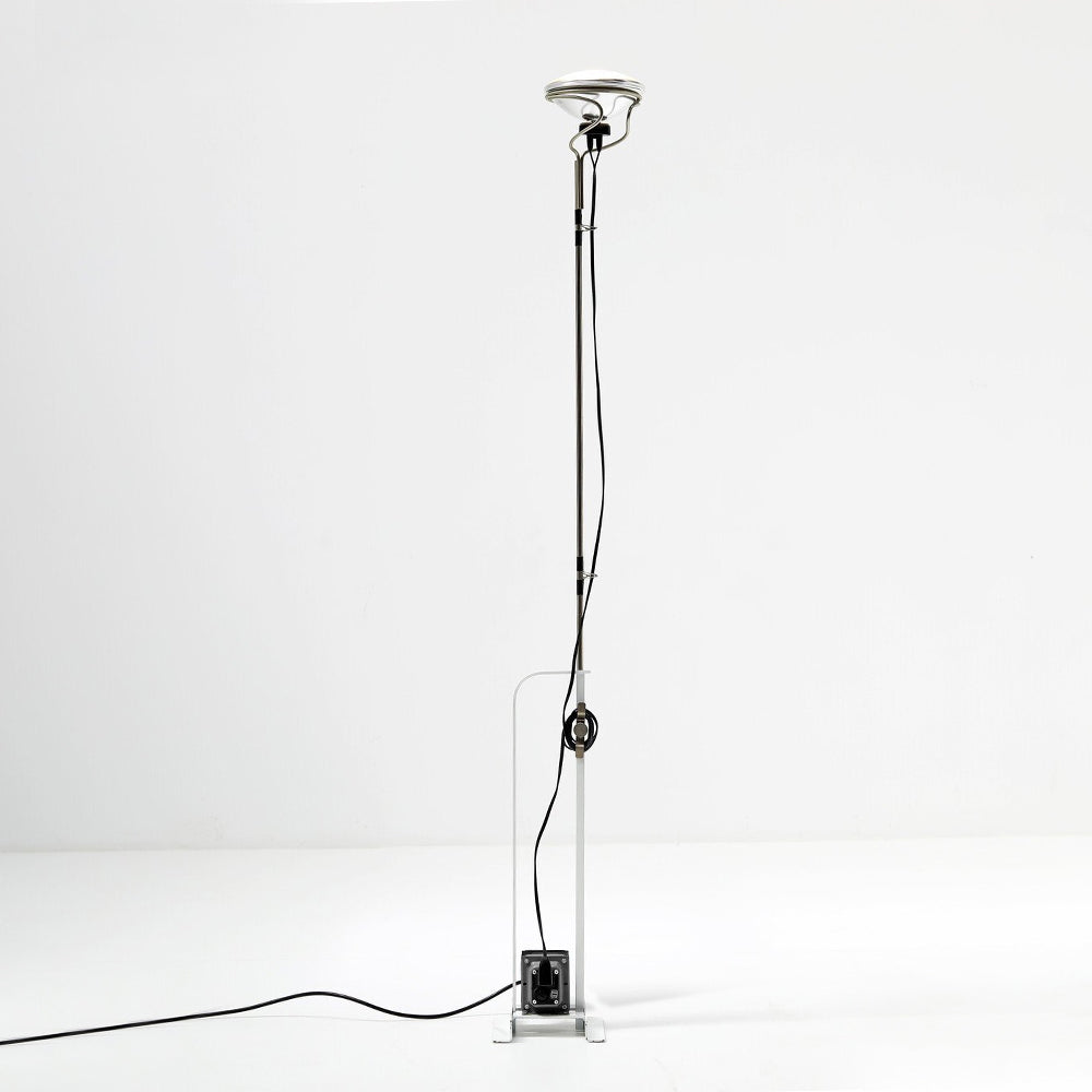 Lámpara de Pie Ajustable Moderna con Luz LED Integrada – Estilo Industrial y Color Negro para Salón 2