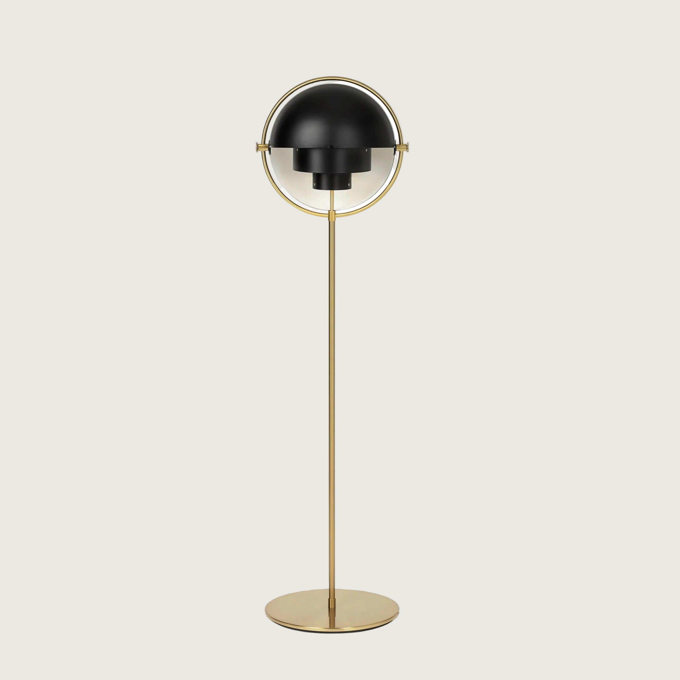 Lámpara de Pie Elvira de Diseño Minimalista en Metal con Acabado Dorado y Luz Suave 1
