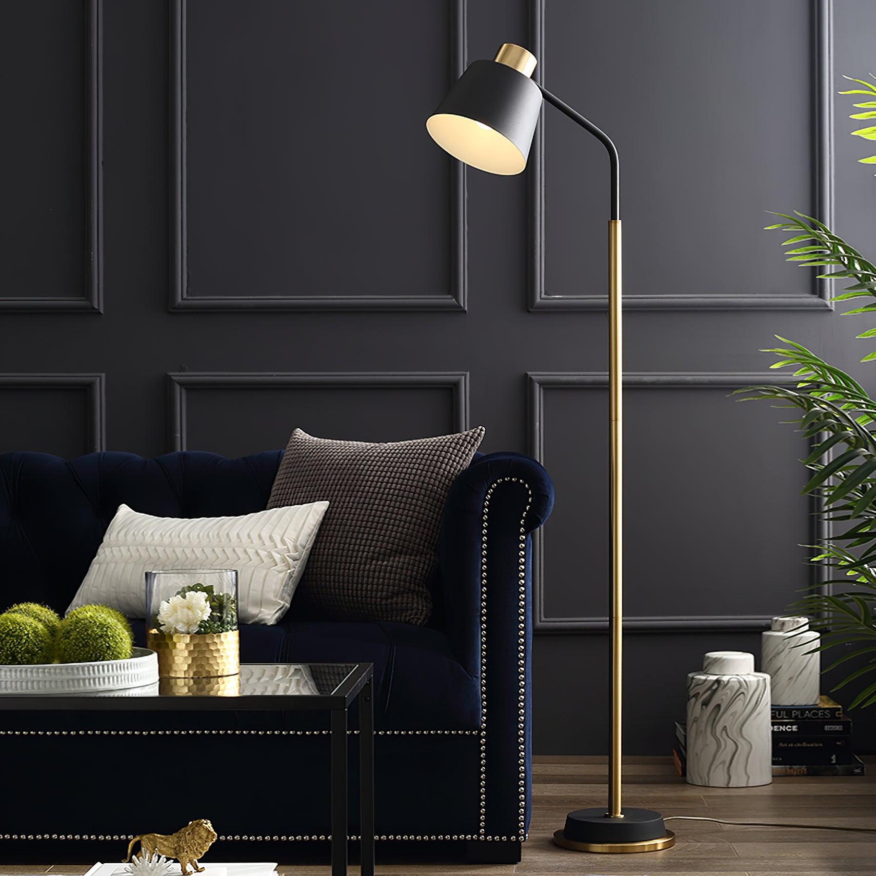 Lámpara de Pie Emmental con Pantalla Ajustable y Base Estable – Diseño Moderno para Interiores 0