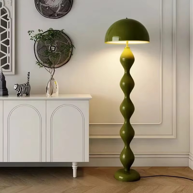 Lámpara de Pie Escandinava Moderna con Diseño Minimalista y Luz LED 6
