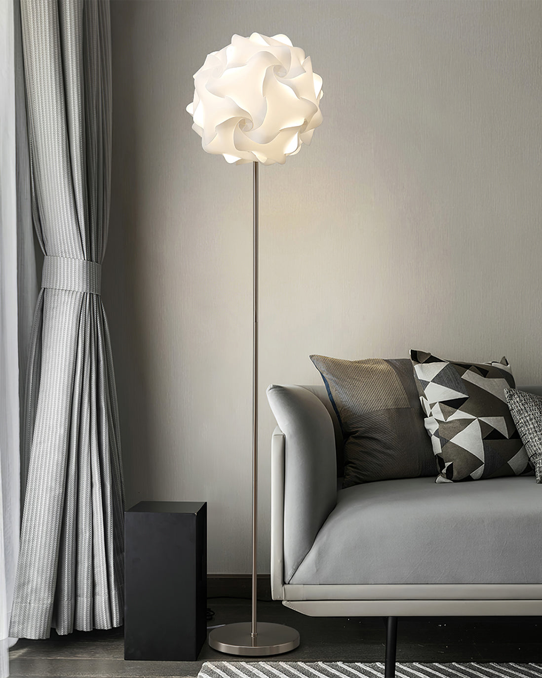 Lámpara de Pie Floral Elegante con Luz LED y Diseño Moderno – Ideal para Decoración Interior 7