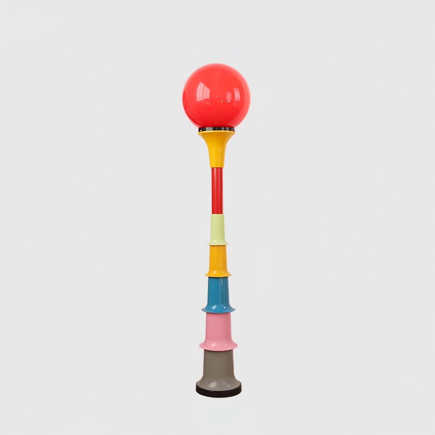 Lámpara de Pie Grande Moderna Multicolor con Diseño Divertido – Ideal para Salón, 142 cm de Altura, Compatible con E26/E27 11